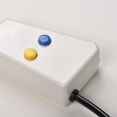 2 Button Blue Yellow, image 2